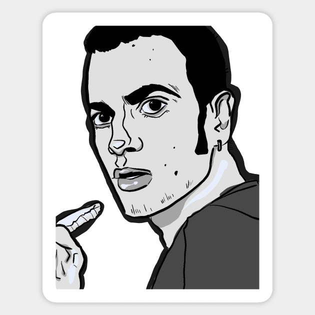 Mark Renton Trainspotting Sticker by zuhzuhz